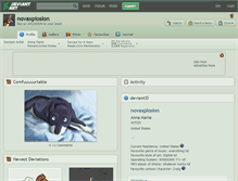 Tablet Screenshot of novaxplosion.deviantart.com