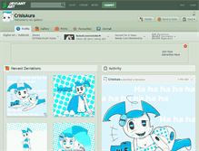 Tablet Screenshot of crisisaura.deviantart.com
