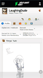 Mobile Screenshot of laughingdude.deviantart.com