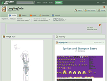 Tablet Screenshot of laughingdude.deviantart.com