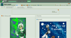 Desktop Screenshot of nightwingstar.deviantart.com