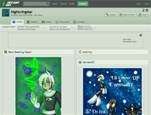 Tablet Screenshot of nightwingstar.deviantart.com