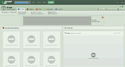 Desktop Screenshot of d-eye.deviantart.com