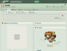 Tablet Screenshot of irusuka.deviantart.com