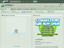 Tablet Screenshot of curtsibling.deviantart.com