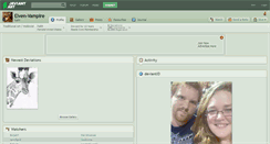 Desktop Screenshot of elven-vampire.deviantart.com