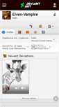 Mobile Screenshot of elven-vampire.deviantart.com