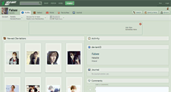 Desktop Screenshot of falsee.deviantart.com
