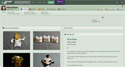 Desktop Screenshot of missushope.deviantart.com