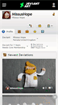 Mobile Screenshot of missushope.deviantart.com