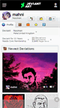 Mobile Screenshot of mahni.deviantart.com