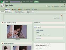 Tablet Screenshot of chibi-dante.deviantart.com