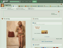 Tablet Screenshot of magnivon.deviantart.com