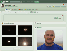 Tablet Screenshot of chilliman1975.deviantart.com