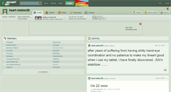 Desktop Screenshot of heart-station08.deviantart.com