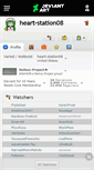 Mobile Screenshot of heart-station08.deviantart.com