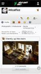 Mobile Screenshot of milcaifloz.deviantart.com