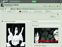 Tablet Screenshot of orochimaru-x-kabuto.deviantart.com