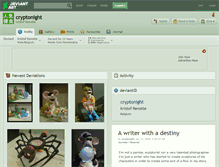 Tablet Screenshot of cryptonight.deviantart.com