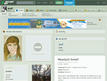 Tablet Screenshot of anef.deviantart.com