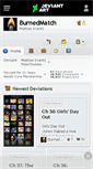 Mobile Screenshot of burnedmatch.deviantart.com