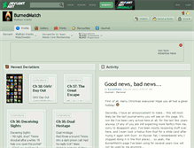 Tablet Screenshot of burnedmatch.deviantart.com