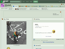 Tablet Screenshot of mitsukaix.deviantart.com