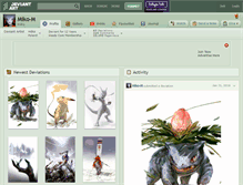 Tablet Screenshot of miko-m.deviantart.com