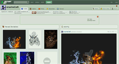 Desktop Screenshot of amarinecraft.deviantart.com