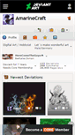 Mobile Screenshot of amarinecraft.deviantart.com
