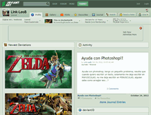 Tablet Screenshot of link-leob.deviantart.com