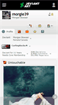 Mobile Screenshot of morgie39.deviantart.com