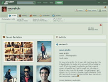 Tablet Screenshot of nour-el-din.deviantart.com