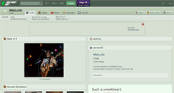 Desktop Screenshot of misslucie.deviantart.com