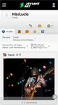 Mobile Screenshot of misslucie.deviantart.com