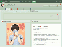 Tablet Screenshot of kawaii-kushami.deviantart.com
