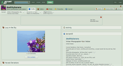 Desktop Screenshot of deathbybanana.deviantart.com