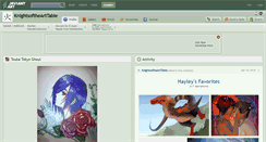 Desktop Screenshot of knightsofthearttable.deviantart.com