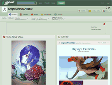 Tablet Screenshot of knightsofthearttable.deviantart.com