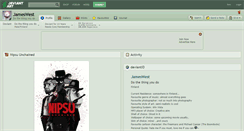 Desktop Screenshot of jameswest.deviantart.com
