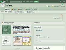 Tablet Screenshot of metakaios.deviantart.com