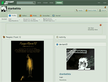 Tablet Screenshot of dzanbatista.deviantart.com