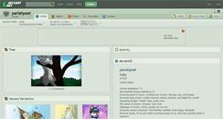Desktop Screenshot of pariahpoet.deviantart.com