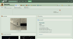 Desktop Screenshot of paperplain.deviantart.com