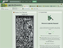 Tablet Screenshot of legendaryrayquaza.deviantart.com
