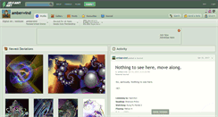 Desktop Screenshot of amberwind.deviantart.com
