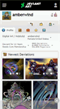 Mobile Screenshot of amberwind.deviantart.com