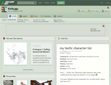 Tablet Screenshot of kiritsugu.deviantart.com