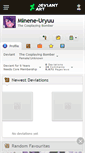 Mobile Screenshot of minene-uryuu.deviantart.com