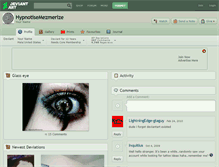 Tablet Screenshot of hypnotisemezmerize.deviantart.com